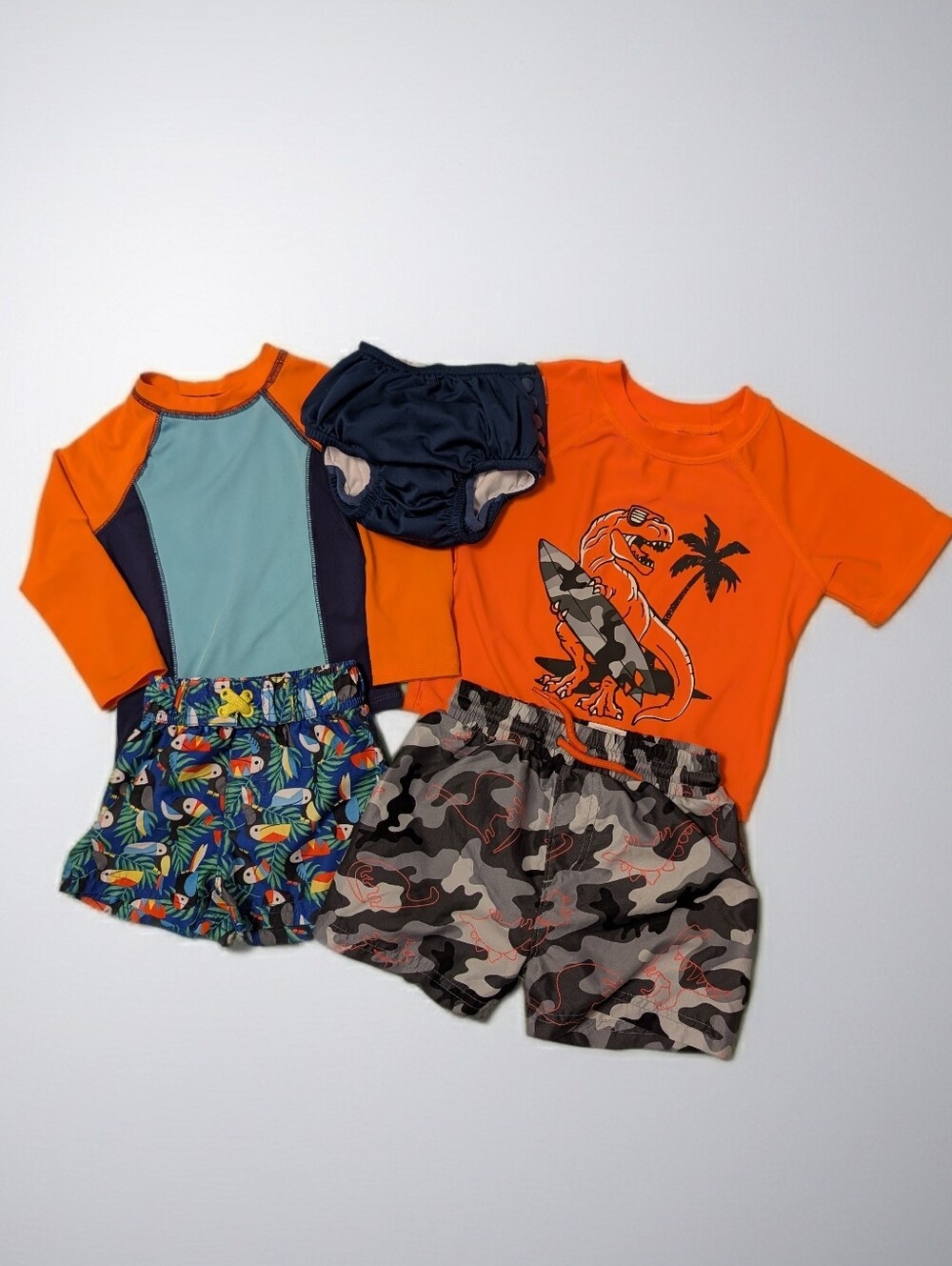 Swim Sets Bundle Rash guard Swim bottom Diaper